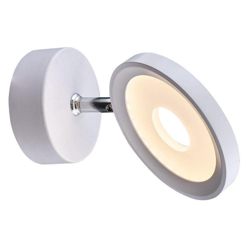 WH Απλίκα Σποτ Λευκή με LED 7W 3000K