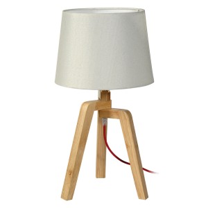 TLC 6319 ML ΕΠΙΤΡΑΠΕΖΙΑ ΛΑΜΠΑ  ΑΝΙΣΟΠΕΔΟ ΞΥΛΟ 1ΧΕ27 1ΧΕ27