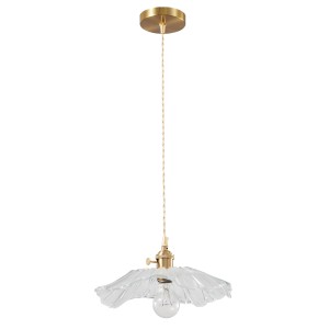 Glint® 1488 1/Φ ΚΡΕΜΑΣΤΟ VINTAGE ME ΓΥΑΛΙ ΛΟΥΛΟΥΔΙ 1ΧΕ27