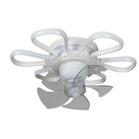 Ανεμιστήρας Οροφής Μαργαρίτα LED 65W 3 Χρώματα CFC 9506 WH Ø50cm