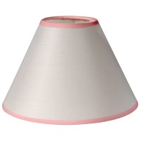 Καπέλο φωτιστικού σομόν υφασμάτινο CL 14 PK (d9-H13) – E14