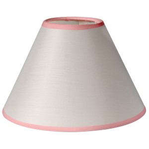 Καπέλο φωτιστικού σομόν υφασμάτινο CL 14 PK (d9-H13) – E14