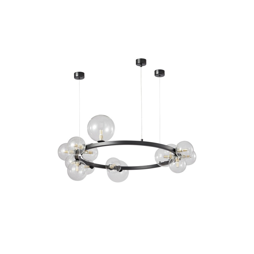 Glint® 2049-15 Πολύφωτο Στρογγυλό με Διαφανείς Γλόμπους σε 3 Μεγέθη Glint® 2049-15 Πολύφωτο Στρογγυλό με Διαφανείς Γλόμπους σε 3 Μεγέθη