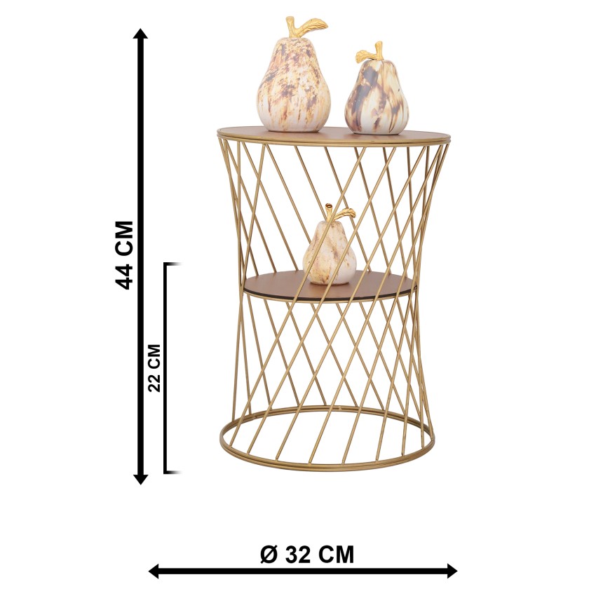 TBH-05 AB ΤΡΑΠΕΖΑΚΙ ΟΞΥΝΤΕ ΠΛΕΧΤΟ ΠΛΕΓΜΑ ΜΕ ΞΥΛΟ