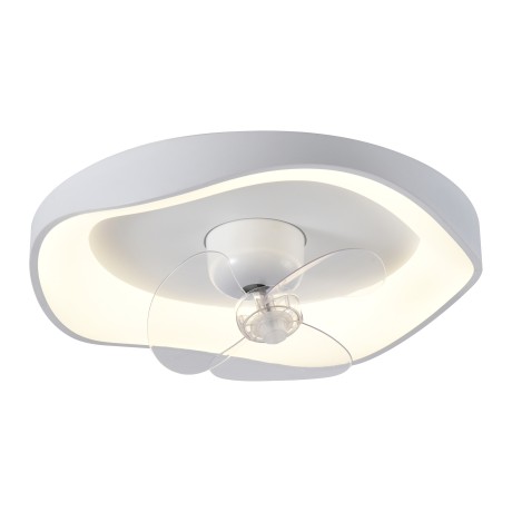 Ανεμιστήρας Οροφής LED 30W CCT Dimmer CFC 9509 WH Ø50cm