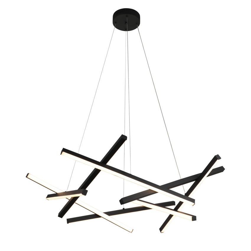 Glint® 551-85 LED Πολύφωτο Μαύρο Τρίλιζα 120W 3000K, Μεταλλική Κατασκευή