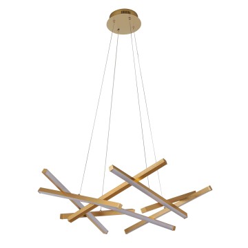 Glint® 551-85 GD LED Πολύφωτο Χρυσό Τρίλιζα 120W 3000K, Μεταλλική Κατασκευή