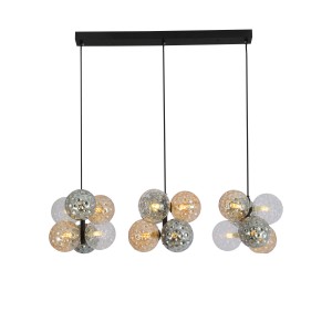 Glint® 785-18 Κρεμαστή Ράγα με 18 Γυάλινες Μπάλες και Λαμπτήρες G9