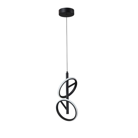 Glint® 560-1 Κρεμαστό Φωτιστικό LED με Κυκλική Ράβδο και 2 LED Κυκλικούς Σχεδιασμούς 20W 3000K