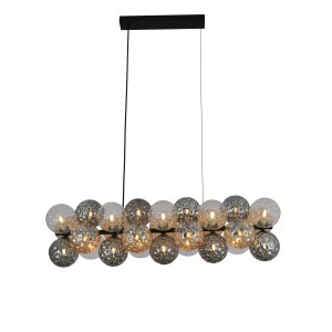 Glint® 785-27 Κρεμαστή Ράγα με 27 Γυάλινες Μπάλες και Λαμπτήρες G9