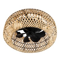 Ανεμιστήρας Οροφής Πλαφονιέρα Bamboo 30W CFC9507 Ø50cm