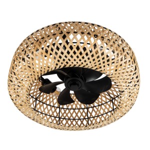 Ανεμιστήρας Οροφής Πλαφονιέρα Bamboo 30W CFC9507 Ø50cm