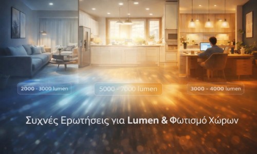 Συχνές Ερωτήσεις για Lumen & Φωτισμό Χώρων