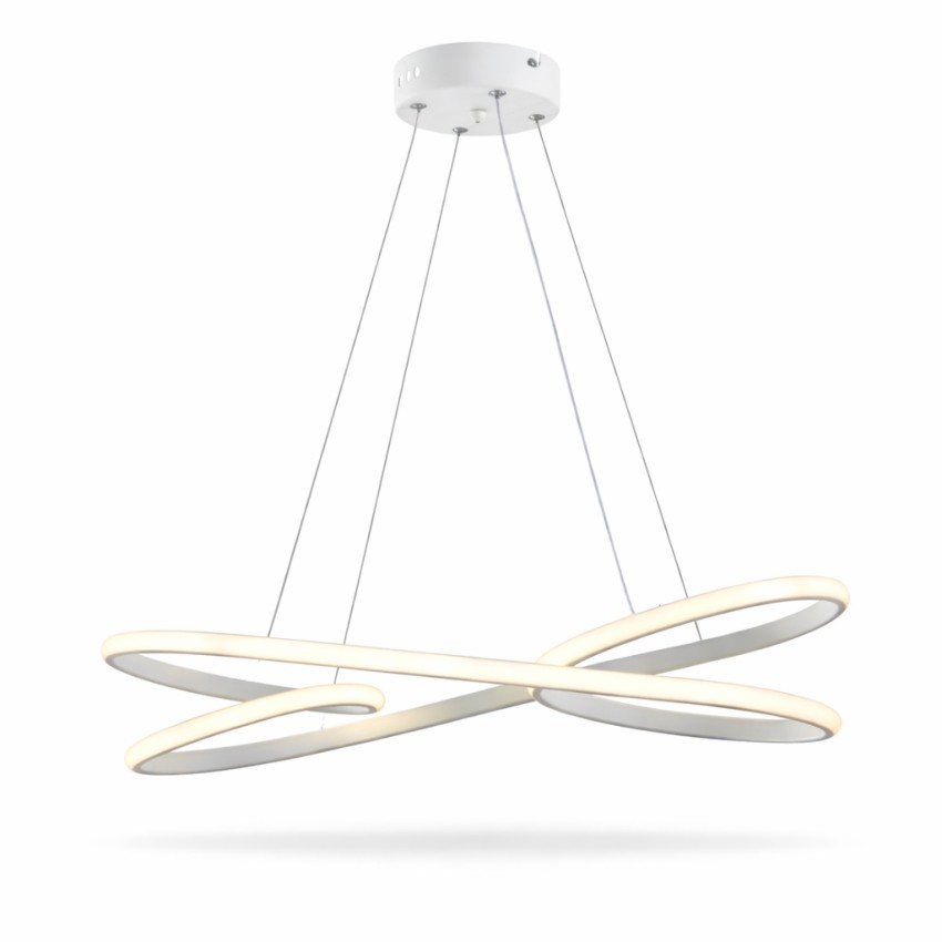 Μοντέρνο κρεμαστό φωτιστικό LED λευκό 42W 4000K
