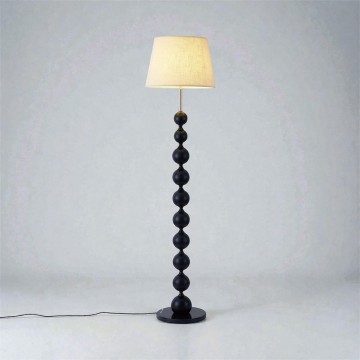 Επιδαπέδιο Φωτιστικό Spheres – Κομψή Βάση με Διακοσμητικές Σφαίρες & Υφασμάτινο Αμπαζούρ Επιδαπέδιο Φωτιστικό Spheres – Κομψή Βάση με Διακοσμητικές Σφαίρες & Υφασμάτινο Αμπαζούρ