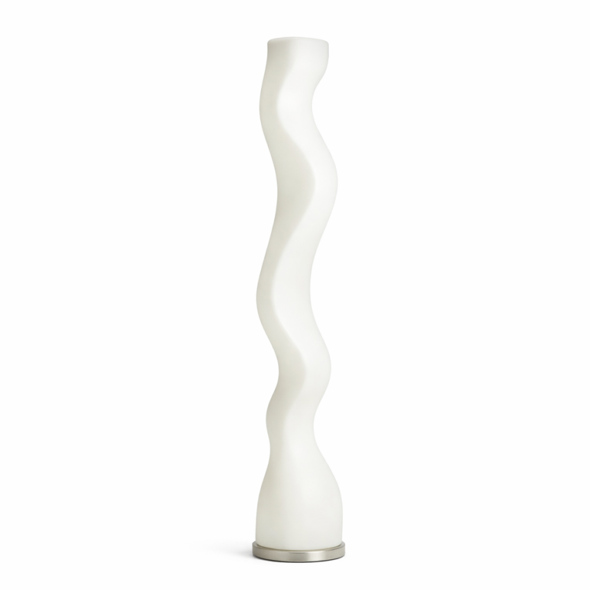 Φωτιστικό δαπέδου LED λευκό τύπου κολόνα μοντέρνου σχεδιασμού