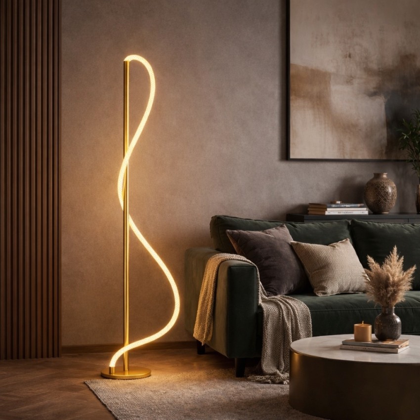 Επιδαπέδιο φωτιστικό LED kelvo® GLOW 30W 3000lm 360° ρυθμιζόμενο λευκό CCT χρυσό πλατίνα