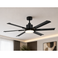 Ανεμιστήρας Οροφής LED 22W 2000lm Μαύρος Αλουμινίου 165cm F020