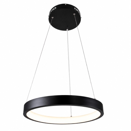 Κρεμαστό Φωτιστικό LED 30W 3513lm Dimmable Μαύρο Φ40cm L103