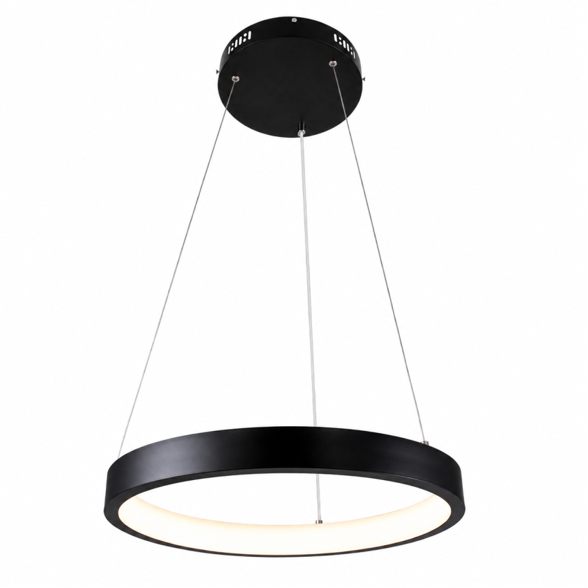 Κρεμαστό Φωτιστικό LED 30W 3513lm Μαύρο Φ40cm L103