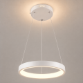 Κρεμαστό Φωτιστικό LED 30W 3513lm Dimmable Λευκό Φ40cm L104