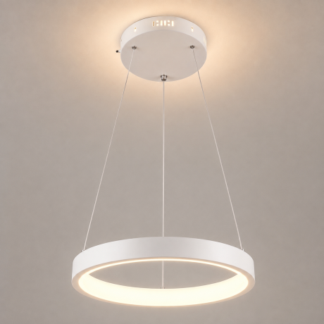 Κρεμαστό Φωτιστικό LED 30W 3513lm Dimmable Λευκό Φ40cm L104