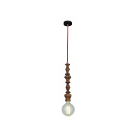 Hl-027R-1 Melody Aged Wood Κρεμαστό Φωτιστικό