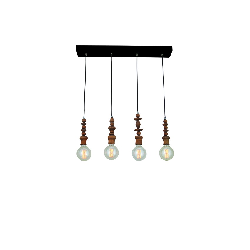 Hl-040R-4P Melody Aged Wood Κρεμαστό Φωτιστικό Hl-040R-4P Melody Aged Wood Κρεμαστό Φωτιστικό