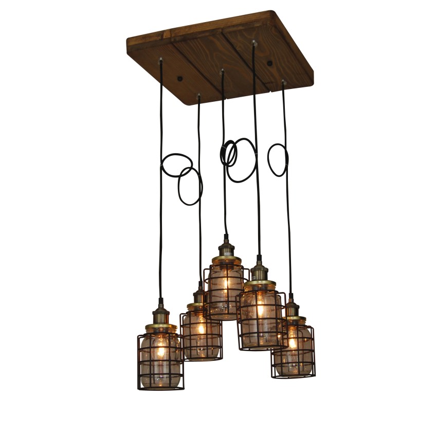 Hl-2248Jg-5Pr Okda Κρεμαστό Φωτιστικό Hl-2248Jg-5Pr Okda Κρεμαστό Φωτιστικό