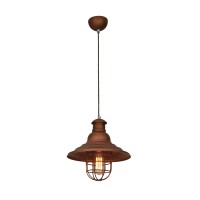 Vintage Copper Κρεμαστό Φωτιστικό 30cm