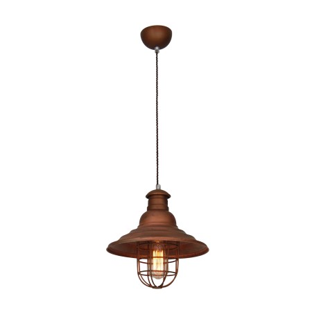Vintage Copper Κρεμαστό Φωτιστικό 30cm