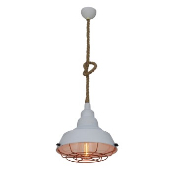 Hl-230Sg-1P Cecropia Relief White & Copper Mat Pen