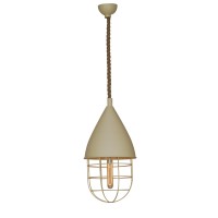 Cleitus Beige Κρεμαστό Φωτιστικό 26 x 26 x 110cm
