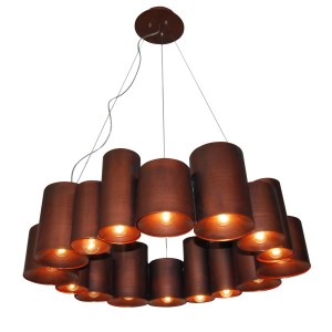 Hl-3567-P16 Brody Old Copper Κρεμαστό Φωτιστικό