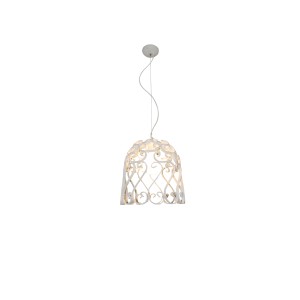 Hl-3586-1Pμ Lewis Worn Antique White Κρεμαστό Φωτιστικό