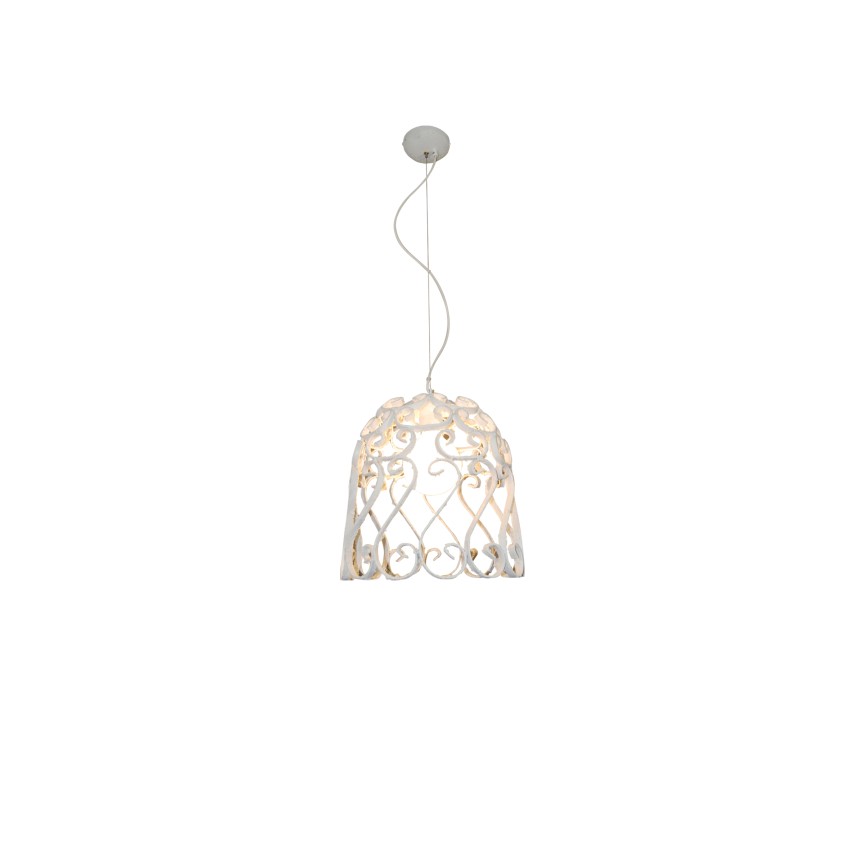 Hl-3586-1Pμ Lewis Worn Antique White Κρεμαστό Φωτιστικό