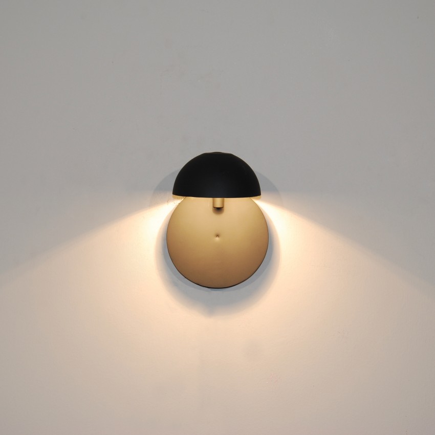Hl-3592-1M Fallon Black Επιτοίχιο Φωτιστικό