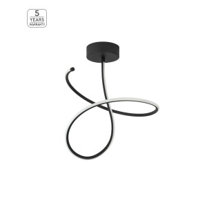 Se Led 50 Krishna Φωτιστικό Οροφής Black