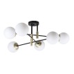 Kq S0982-6 Cross Black And Gold Φωτιστικό Οροφής