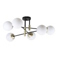 Kq S0982-6 Cross Black And Gold Φωτιστικό Οροφής