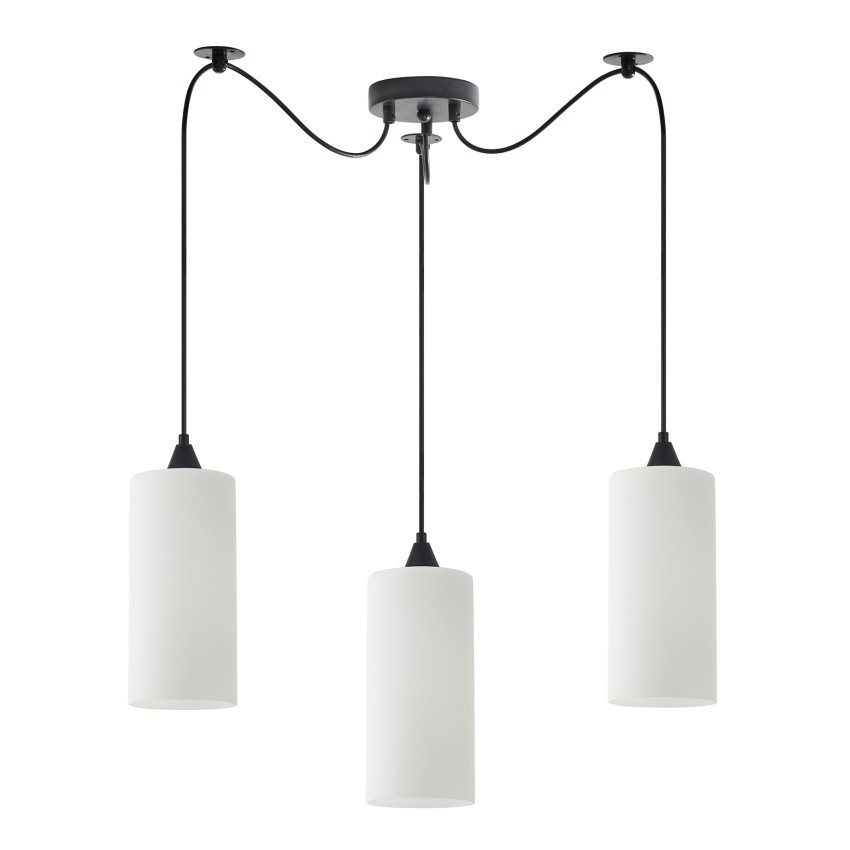 Se21-Bl-4-Bl3-Gl3 Adept Tube  Κρεμαστό Φωτιστικό White Glass