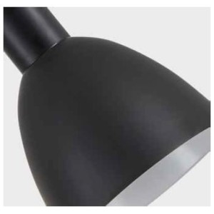 Se21-Bl-4-4Bl-Ms2 Adept Tube Black Κρεμαστό Φωτιστικό Black Metal Shade