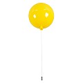 Balloon Glint®  Παιδικό Φωτιστικό Οροφής Μονόφωτο Κίτρινο Πλαστικό Μπάλα Φ30 X Υ33Cm