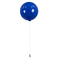 Balloon Glint®  Παιδικό Φωτιστικό Οροφής Μονόφωτο Μπλε Πλαστικό Μπάλα Φ30 X Υ33Cm