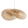 GLOBOSTAR® MEXICO  Boho Κρεμαστό Φωτιστικό Οροφής με Ντουί 1 x E27 AC 220-240V IP20 - Μπεζ - Μ65 x Π46 x Υ30cm