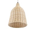 Bamboo Glint® Κρεμαστό Φωτιστικό σε Μπεζ 1 X E27 - Φ30 X Υ47Cm