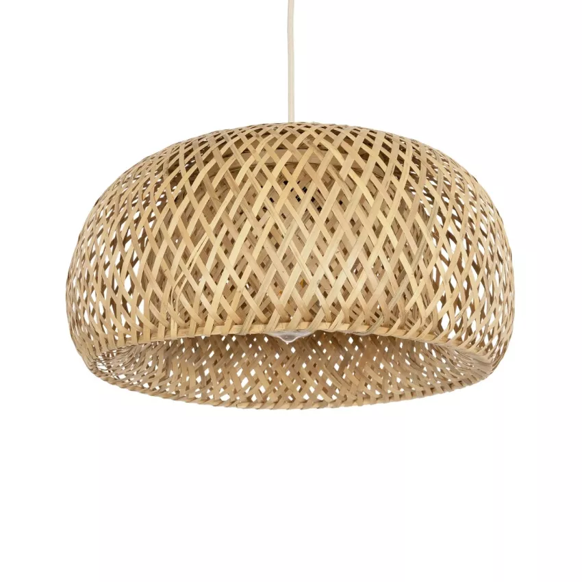 GLOBOSTAR® SAN TROPEZ  Boho Κρεμαστό Φωτιστικό Οροφής με Ντουί 1 x E27 AC 220-240V IP20 - Μπεζ - Μ38 x Π38 x Υ22cm