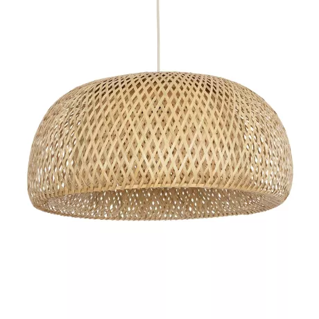 GLOBOSTAR® SAN TROPEZ  Boho Κρεμαστό Φωτιστικό Οροφής με Ντουί 1 x E27 AC 220-240V IP20 - Μπεζ - Μ60 x Π60 x Υ29cm