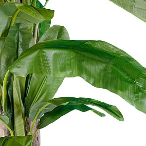 Τεχνητός Κήπος Banana Tree Glint® Τεχνητό Διακοσμητικό Φυτό Μπανανιά - Μπανανόδεντρο Υ280Cm