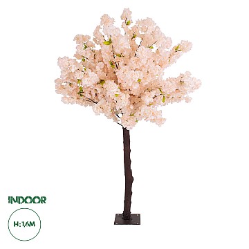 Τεχνητός Κήπος Salmon Cherry Blossom Tree Glint® Τεχνητό Διακοσμητικό Δέντρο Σομόν Κερασιά Υ160Cm